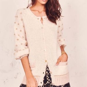 Loveshackfancy Nuri boyfriend cardigan NWT